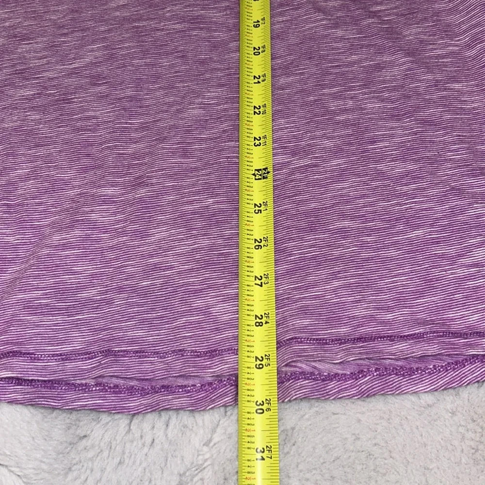 Plus size purple cowl neck 3X top - Picture 5 of 5